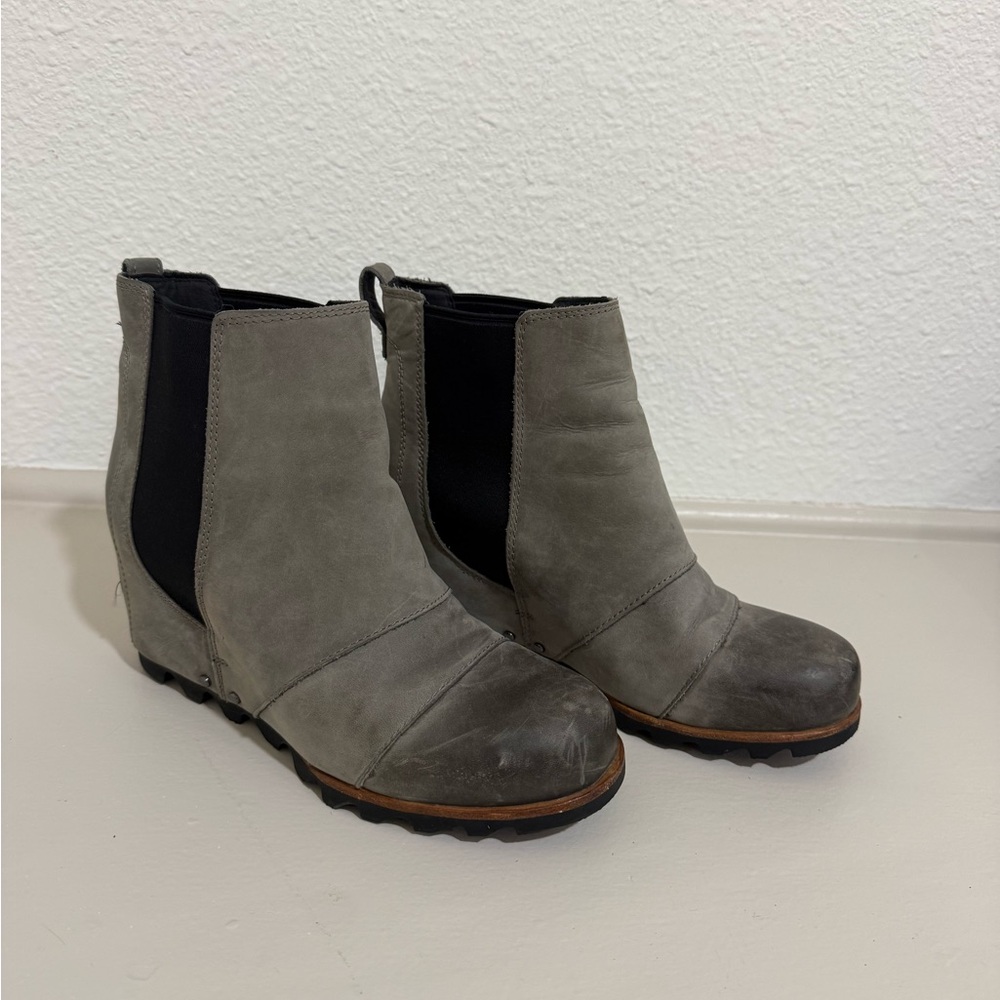 Sorel Lea Wedge Ankle Booties